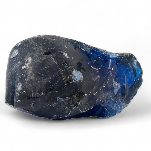 Cobalt Blue Manganese Fenton Glowing Art Glass Cullet #4GX14 - Picture 4 of 8